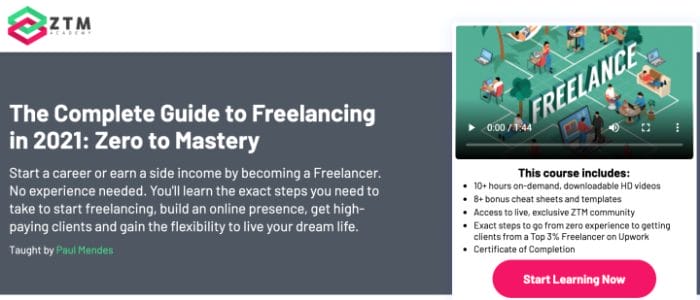 Andrei Neagoie & Paul Mendes – The Complete Guide to Freelancing in 2022