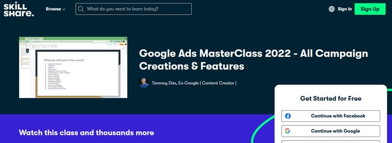 Google Ads Masterclass 2022 - All Campaign Creations &Amp; Features